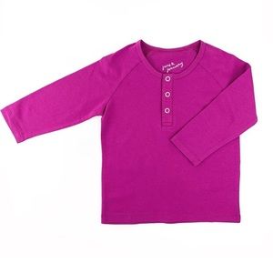 June & January plum henley shirt